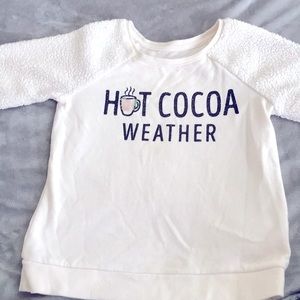 Long sleeve (justice) hot cocoa weather